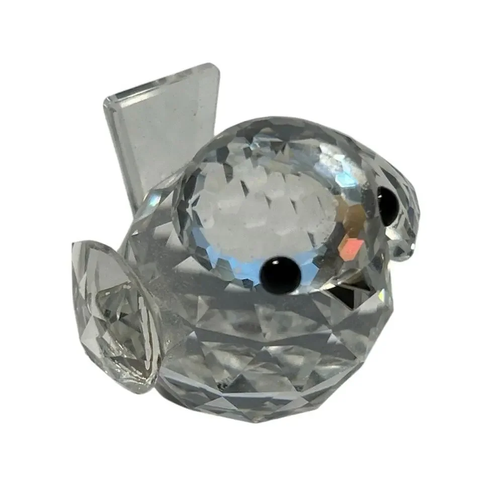 Swarovski Crystal *Sparrow * Mint Retired Frosted Metal Beak 1.5